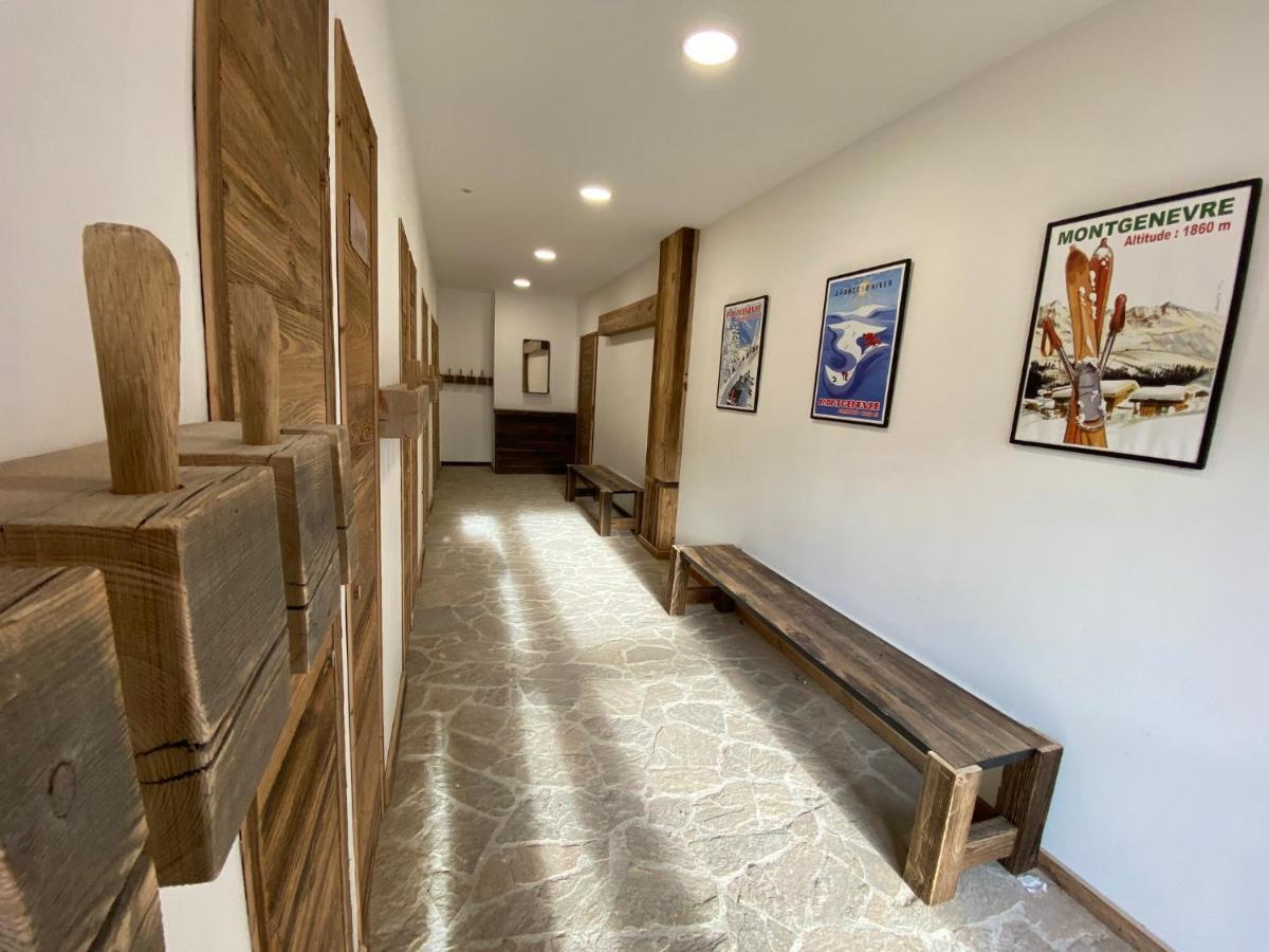Montgenèvre L'Etesy, Pied Des Pistes Et Spa מראה חיצוני תמונה